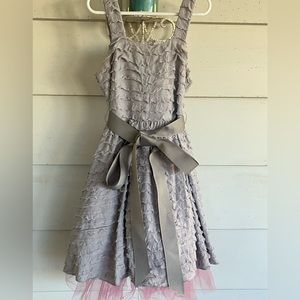 Blush Brand Little Girls Fancy Ruffled Psrty Dress